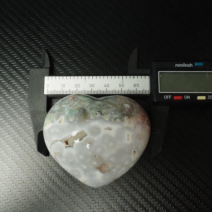 Moss Agate Heart