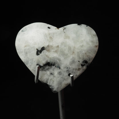 Rainbow Moonstone Heart
