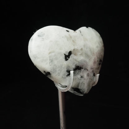Rainbow Moonstone Heart