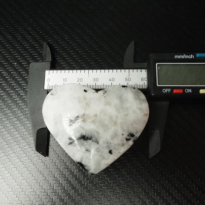 Rainbow Moonstone Heart