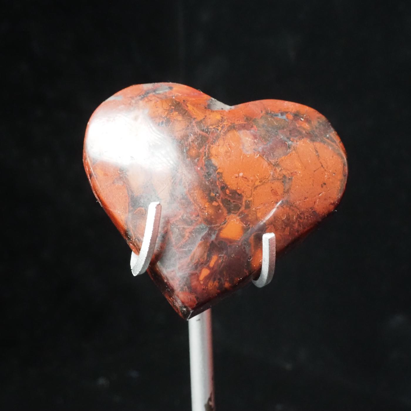 Red Jasper Heart