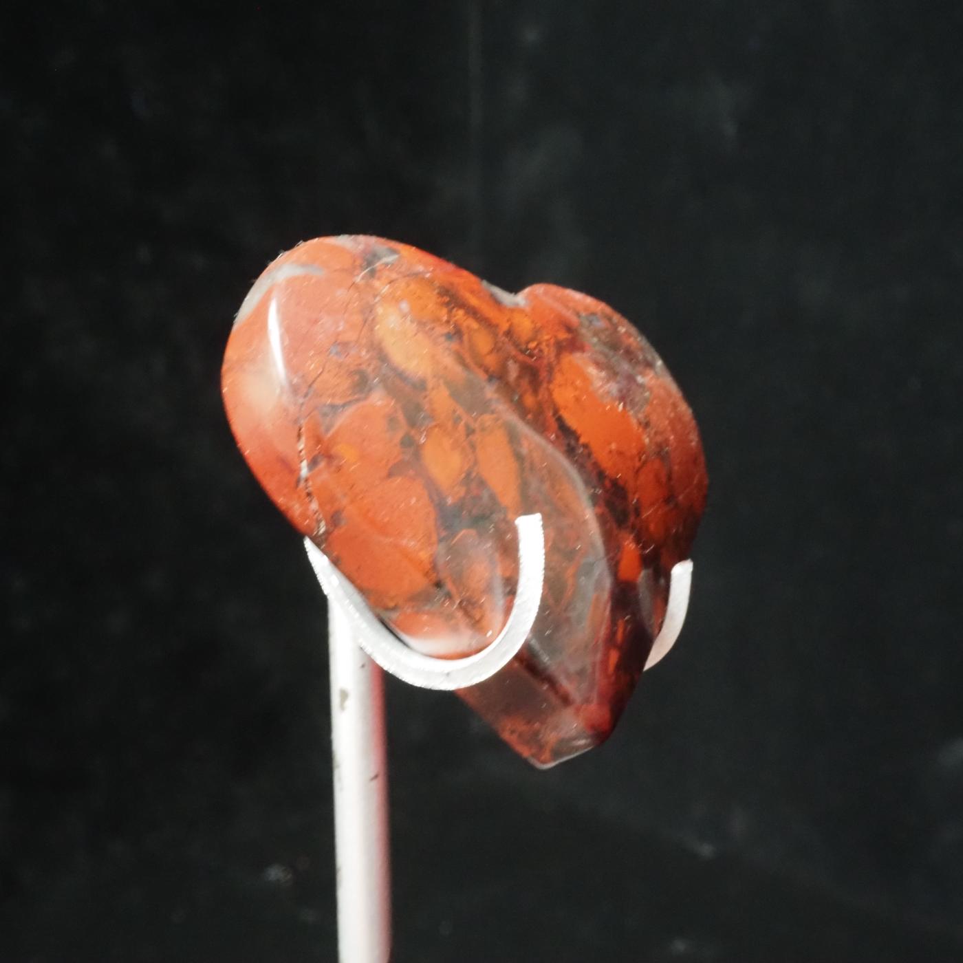 Red Jasper Heart