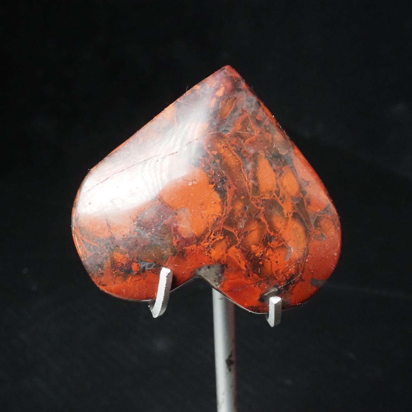 Red Jasper Heart