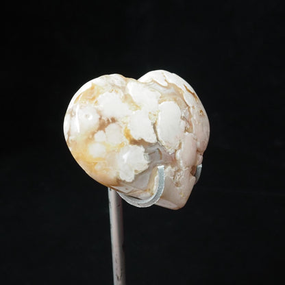 Flower Agate Heart