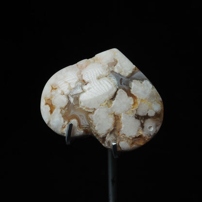 Flower Agate Heart