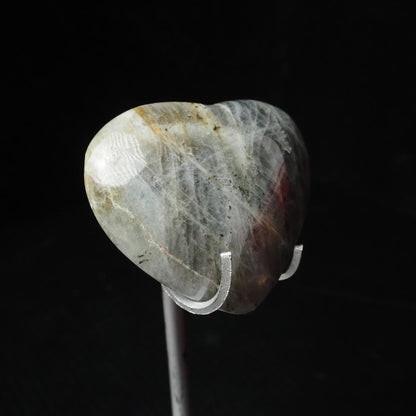 Labradorite Heart