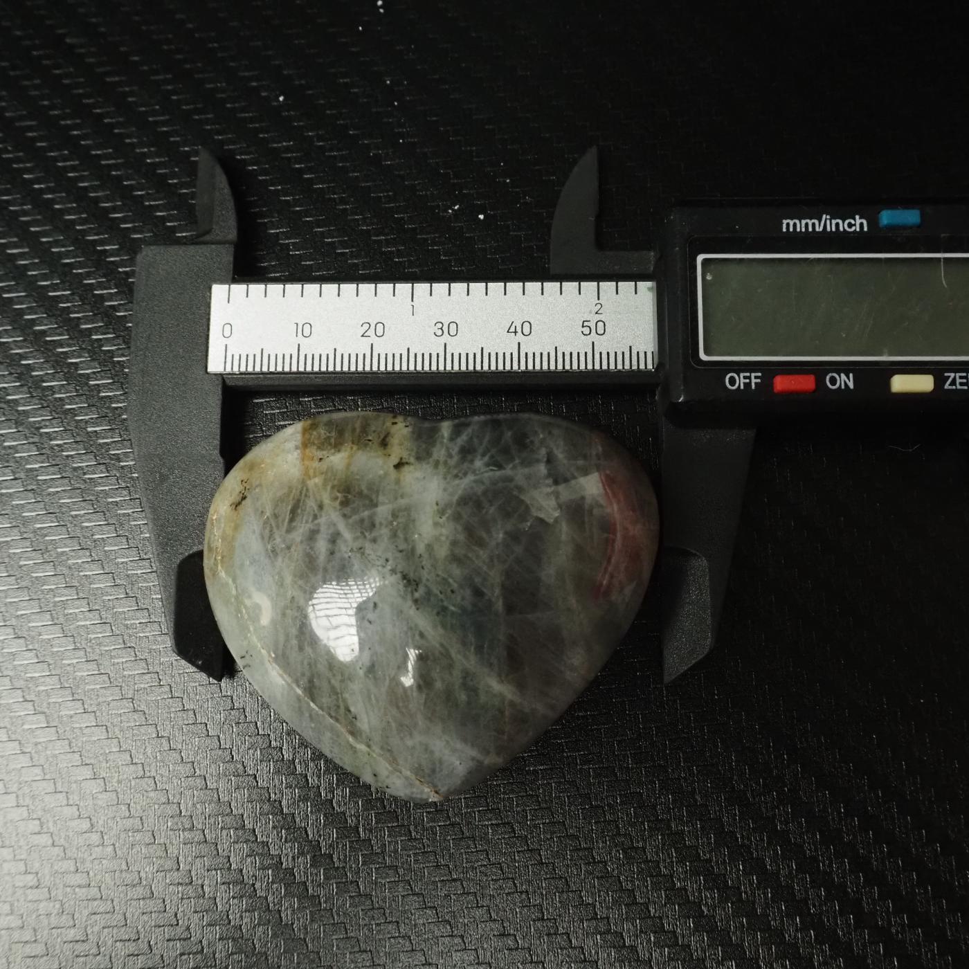 Labradorite Heart