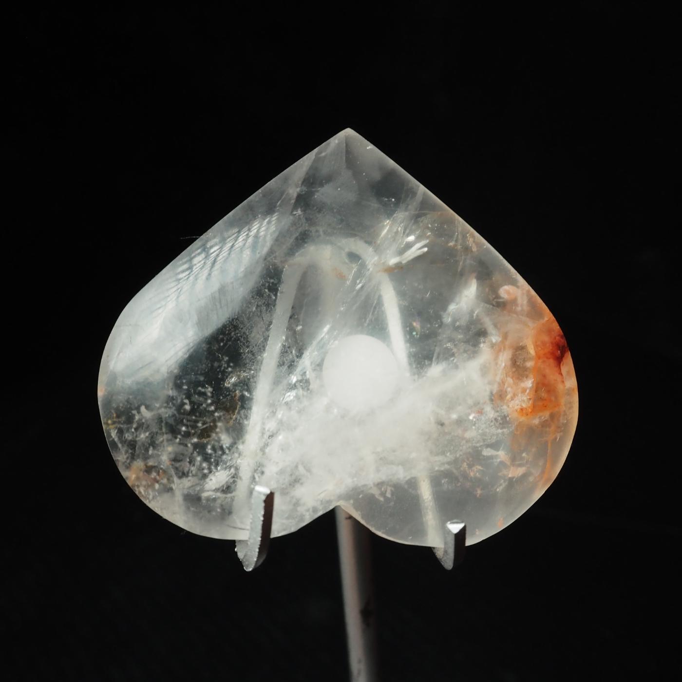 Fire Quartz Heart