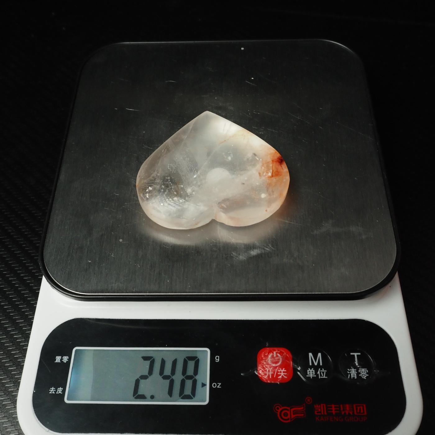 Fire Quartz Heart