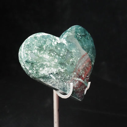 Moss Agate Heart