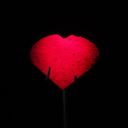 Honeycomb Ruby Heart
