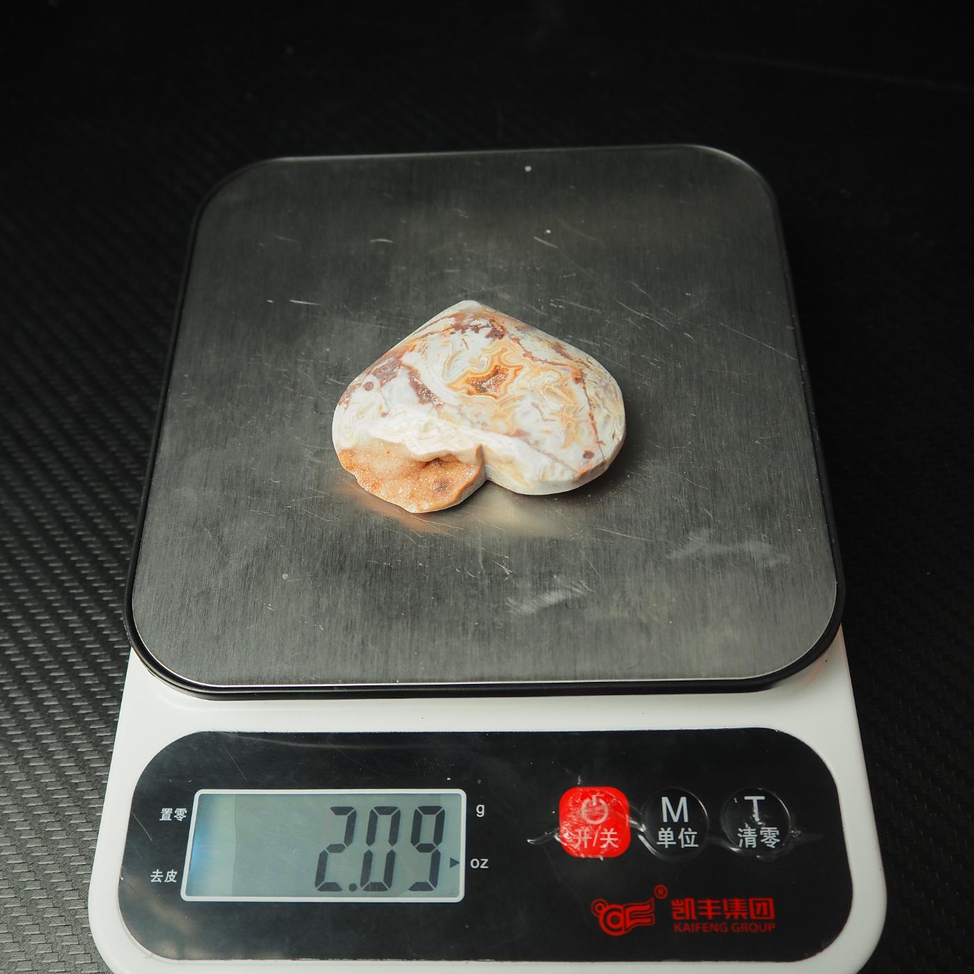 Mexico Agate Heart