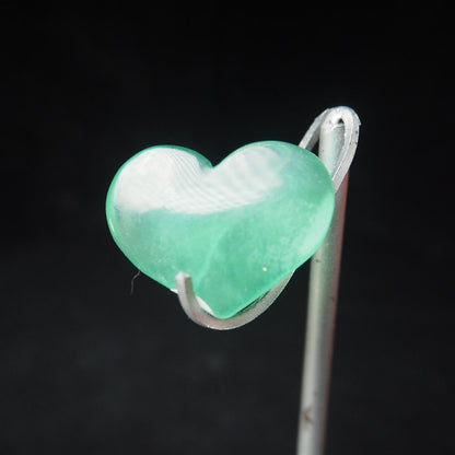 Green Fluorite Heart
