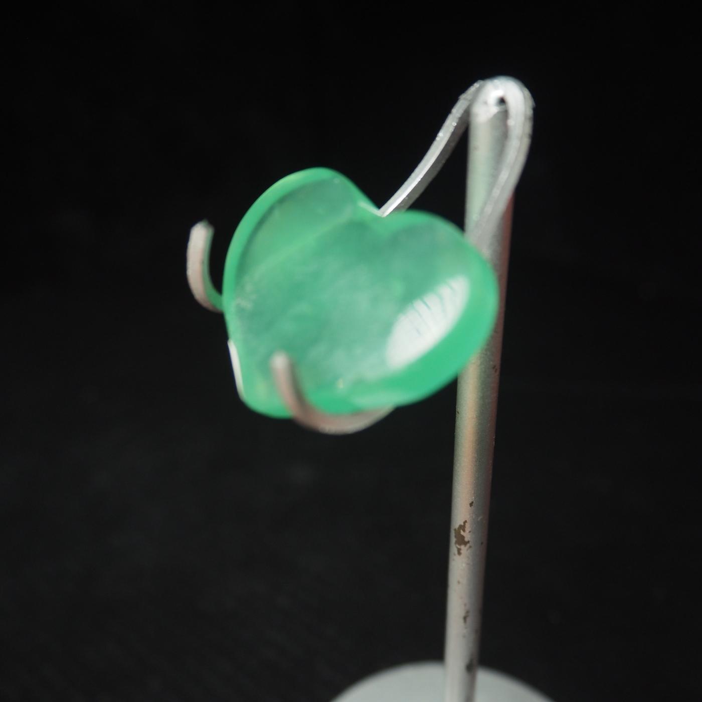 Green Fluorite Heart