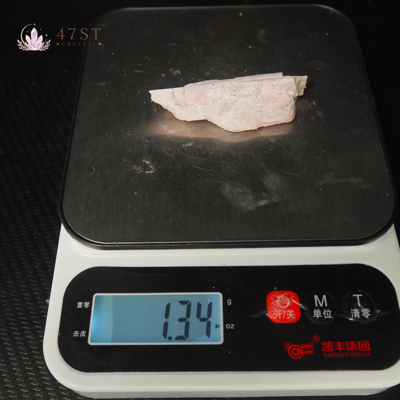 Raw Kunzite Specimen