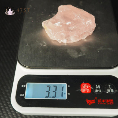 Raw Rose Quartz Specimen