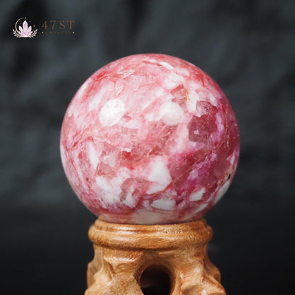 Pink Tourmaline Sphere