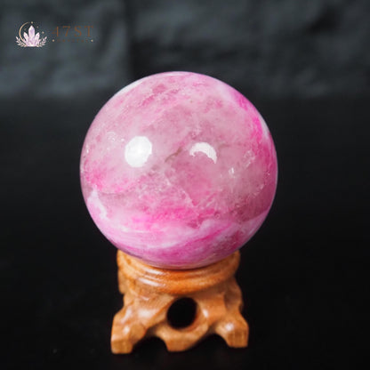 Pink Tourmaline Sphere