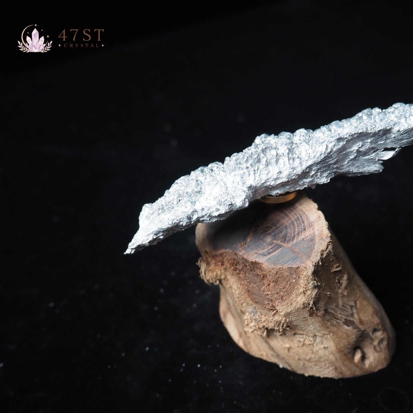 Silver Aura Kyanite Specimen