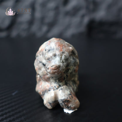 Yooperlite Lion Carving
