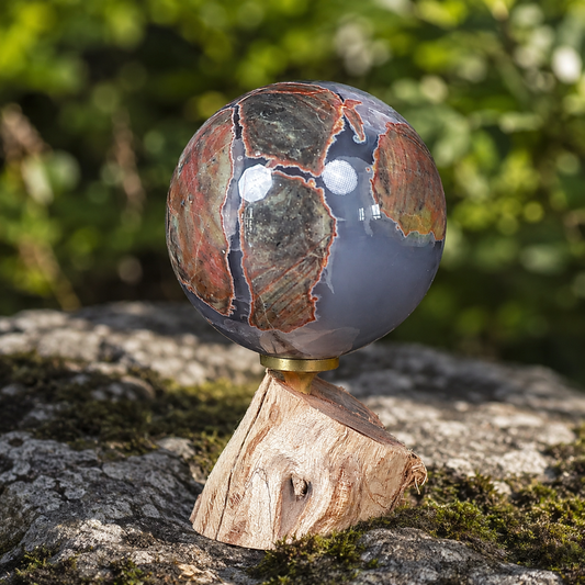 Volcano agate