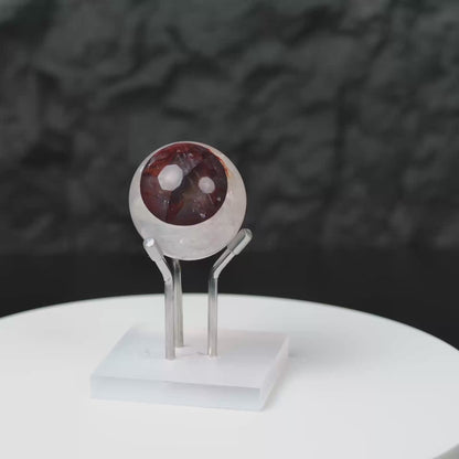 Fire Quartz Sphere