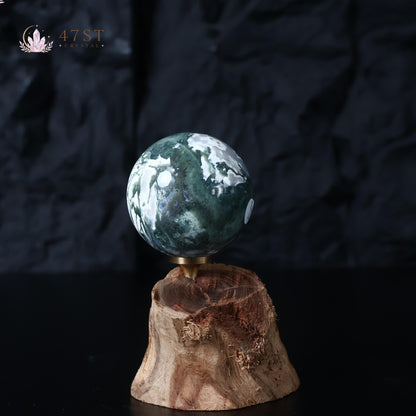 Moss Agate Sphere