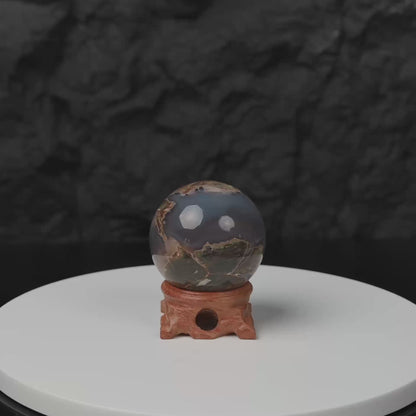 Volcano agate