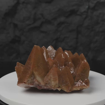Orange Calcite Mineral Specimen